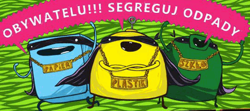 Znalezione obrazy dla zapytania segregacja śmieci gify