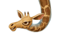 Znalezione obrazy dla zapytania gif żyrafka lokatka