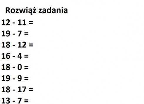 Rozwiąż zadania