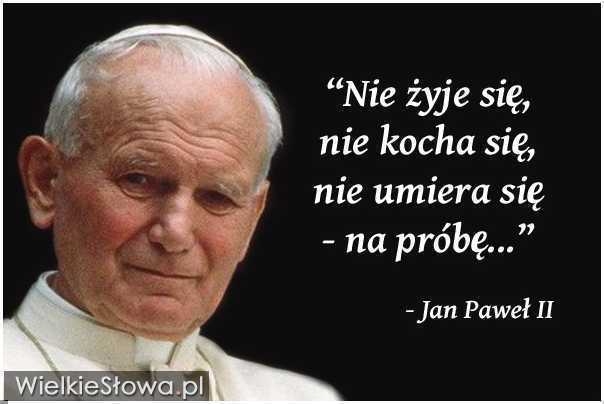 Nie żyje się na póbę