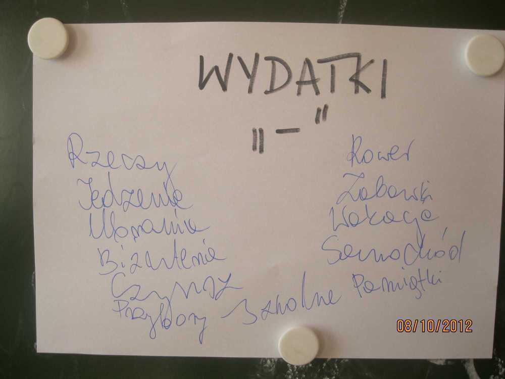 dochody i wydatki