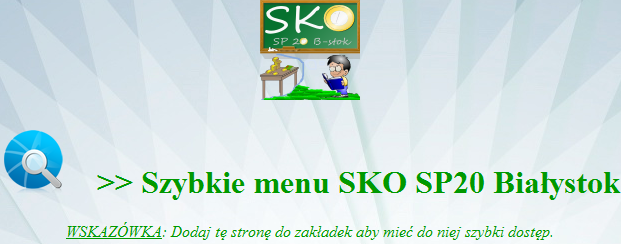 Szybkie menu SKO SP20 Białystok