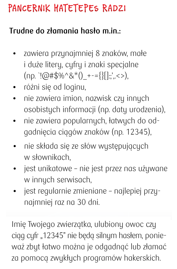 Dlaczego hasło jest tak ważne? - weekendowe zadanie SKO - Szkolne Blogi